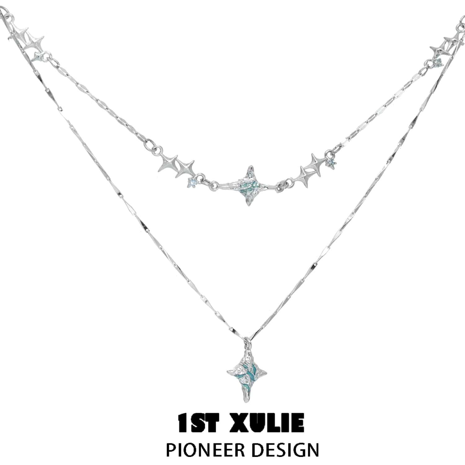 Starry Night Sterling Silver S925 Pendant Necklace™ - 1ST XULIE