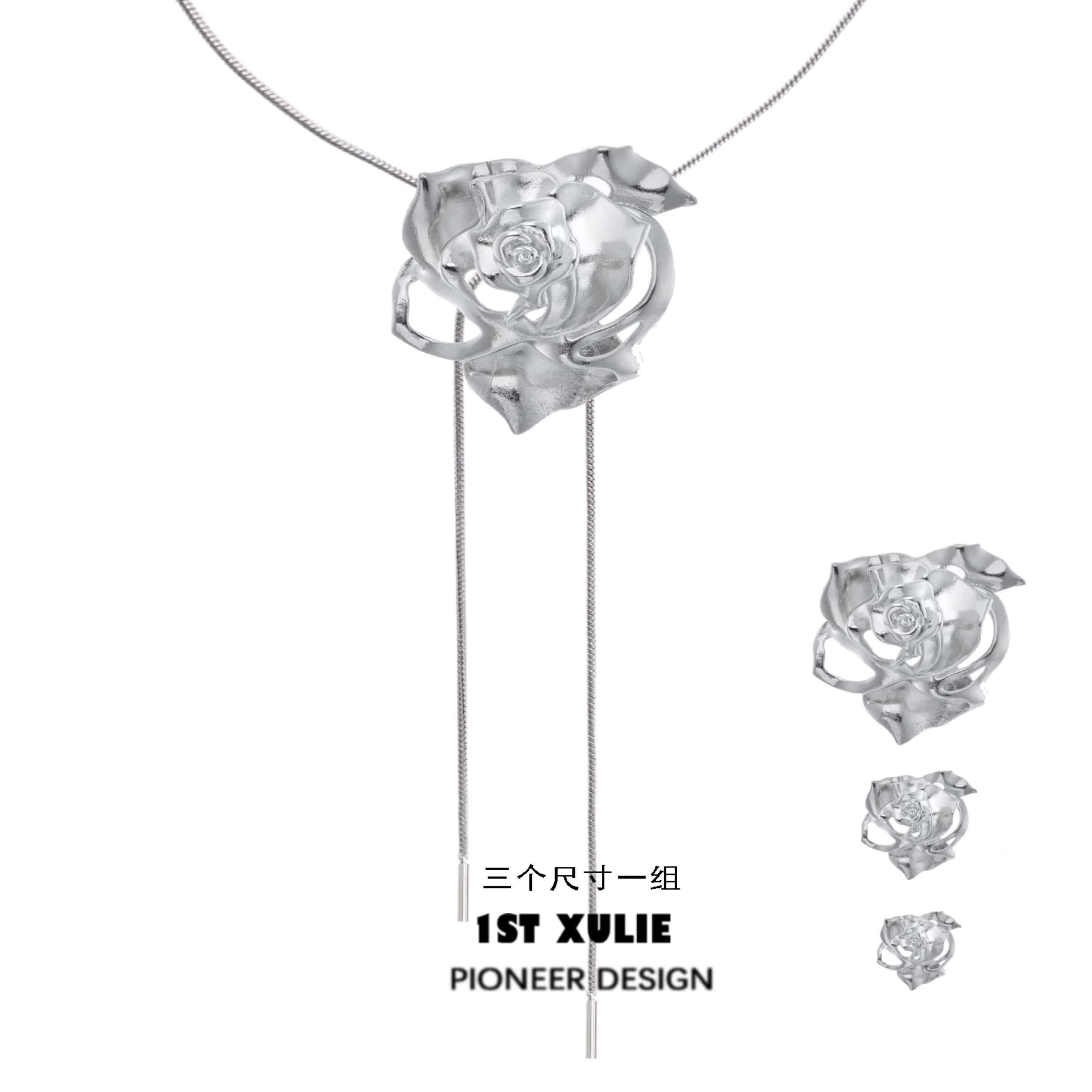 Taboo Rose 18k Platinum Plated Accessory Necklace™ - 1ST XULIE