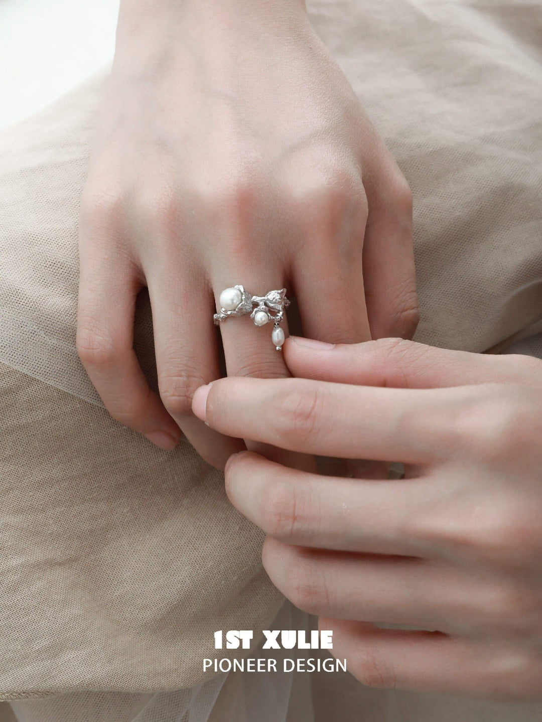 Tears of Mermaid S925 Sterling Silver Tulip Pearl Rings™ - 1ST XULIE