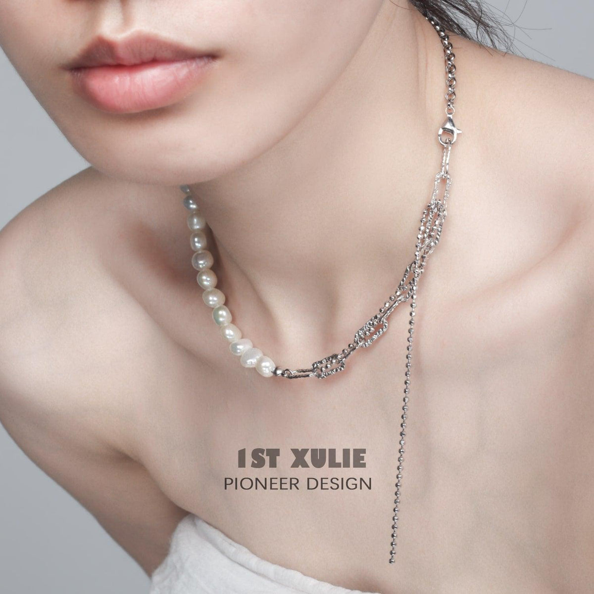 Tears of Mermaid Sterling Silver Baroque Pearls Necklace™ - 1ST XULIE