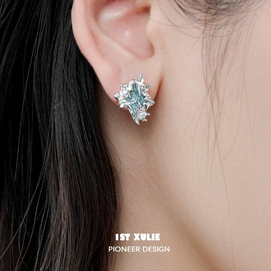 THE SEA Sterling Silver Earrings™ - 1ST XULIE