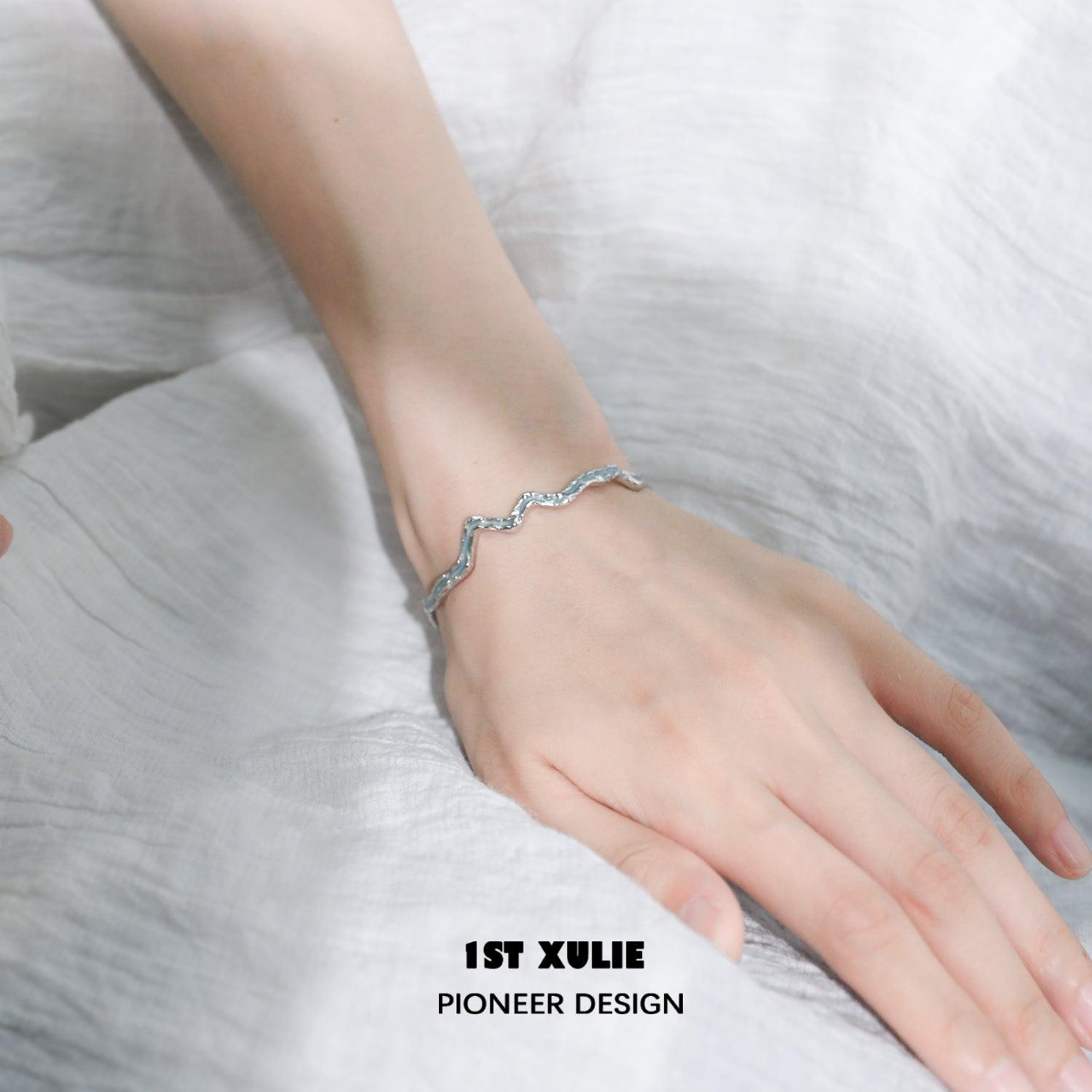 THE SEA Sterling Silver Irregular Bracelets™ - 1ST XULIE