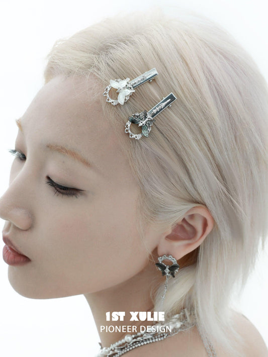 Whiterfly Copper 18K Platinum Plated Shell Butterfly Hair Clip™ - 1ST XULIE