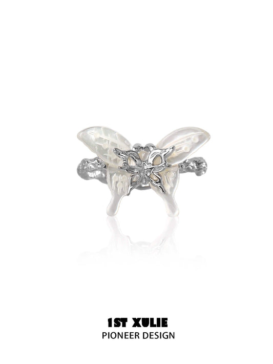 Whiterfly S925 Sterling Silver Shell Ring™ - 1ST XULIE