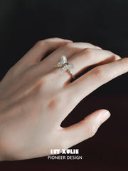 Whiterfly S925 Sterling Silver Shell Ring™ - 1ST XULIE