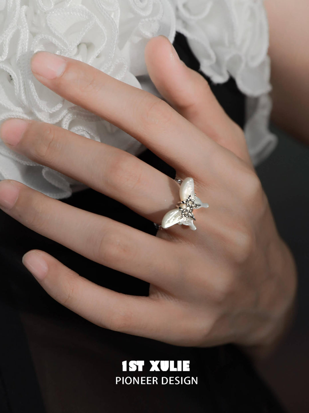 Whiterfly S925 Sterling Silver Shell Ring™ - 1ST XULIE