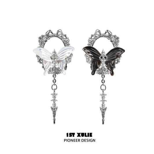 Winterfly S925 18K Platinum Plated Butterfly Stud Earrings™ - 1ST XULIE