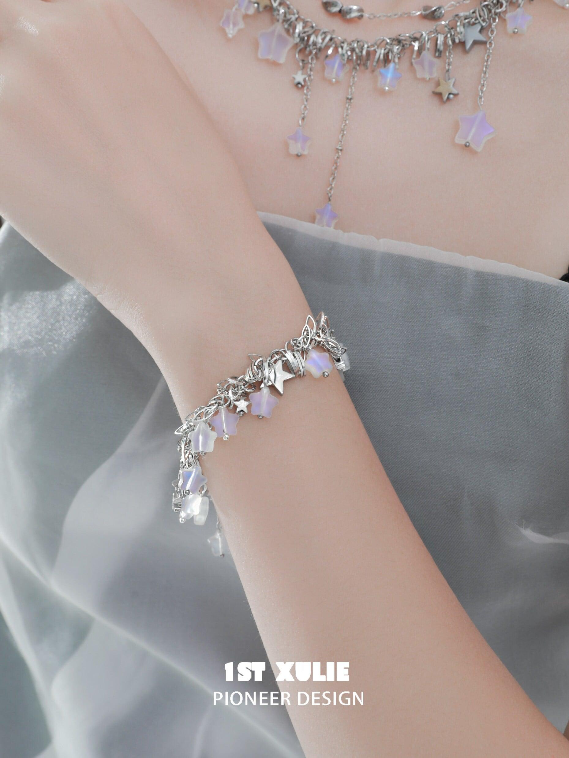 Wishtar 18K Platinum Plated Colored Glaze Star Bracelet™ - 1ST XULIE