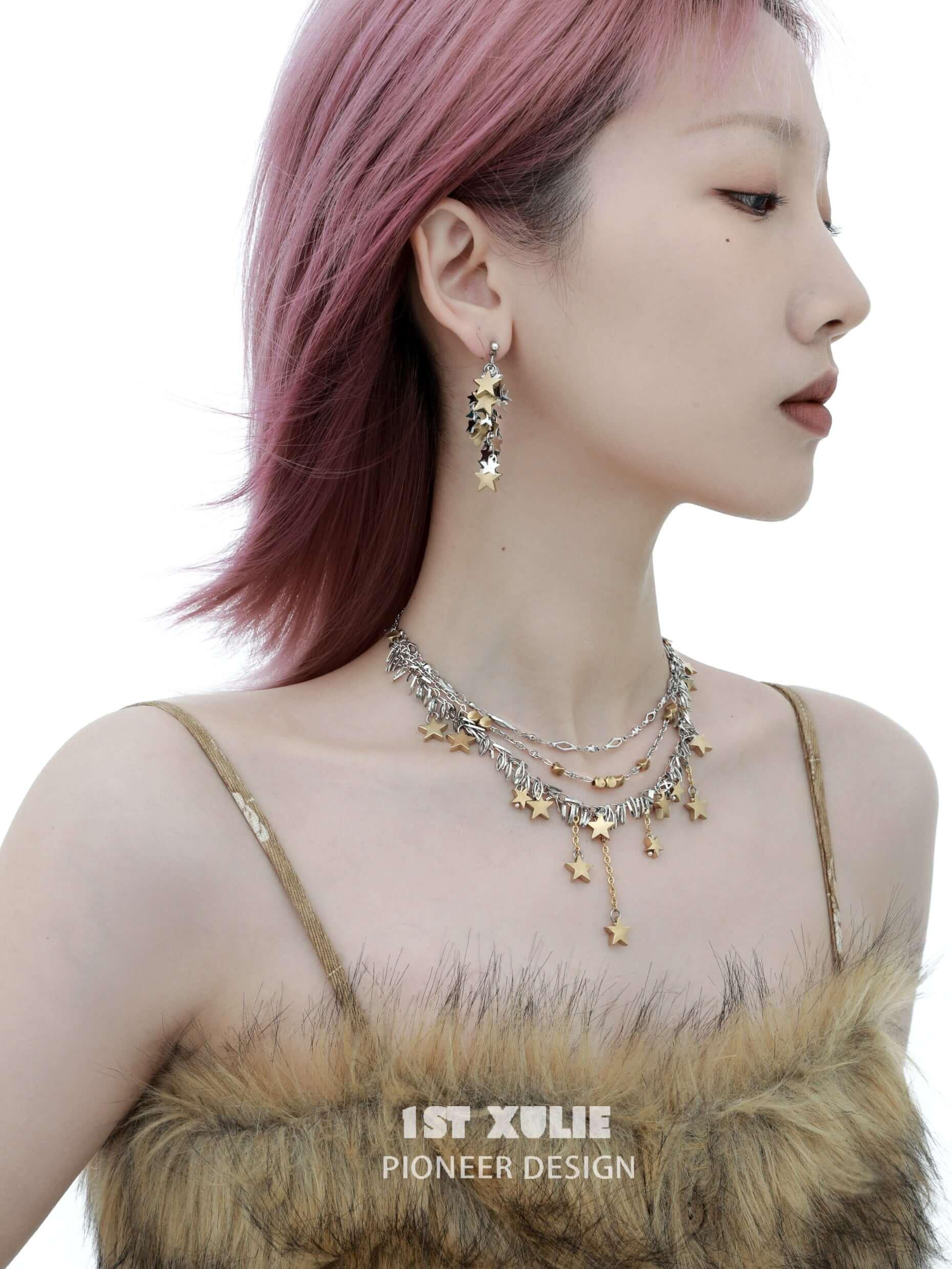 Wishtar Childish Star Copper Alloy Earrings™ - 1ST XULIE